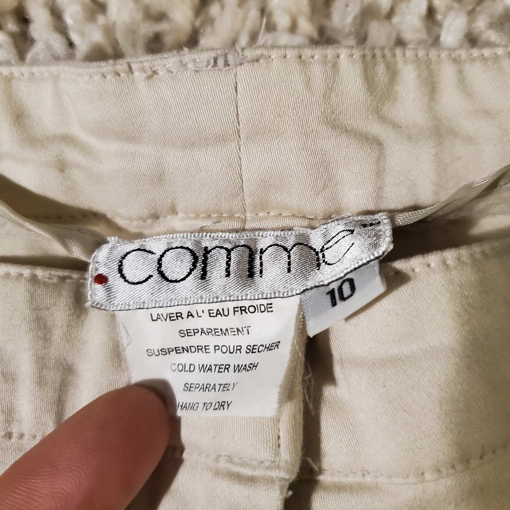 VINTAGE | Comme High waisted beige cream dress pants (Size 10) - Picture 8 of 8